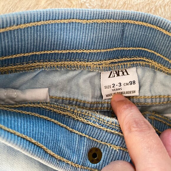 Zara Kids Denim Shorts, Size 2-3. - Picture 4 of 4